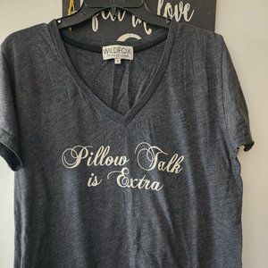 Wildfox t-shirt, "pillow talk..."